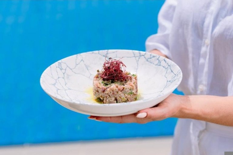 salata od hobotnice kao umjetnost
